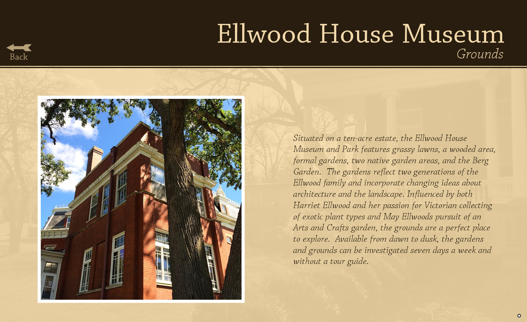Ellwood House Museum: Grounds